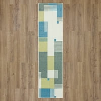 Мохавк Дома Алијанса за внатрешна геометриска акцент килим, тексас, 2 '6 3' 10