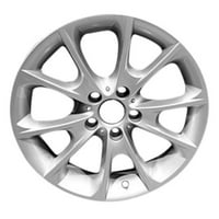 Каи преиспитано ОЕМ алуминиумско тркало, сите насликани сребрени, се вклопуваат - седан во серија BMW