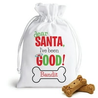 Персонализирана драга торбичка за влечење на миленичиња Дедо Мраз