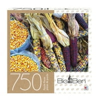 Биг Бен - 750 парчиња сложувалка за возрасни - шарена пченка