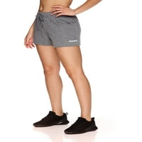 Reebok женски крајни меки француски тери шорцеви со џебови, големини XS-xxxl