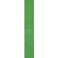 Офрај лента, смарагдно зелена боја на сјајно полиестерска лента за шиење, занаети и надавање, стапала, секоја