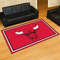 - Чикаго Булс 5'x8 'килим