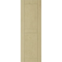 Ekena Millwork 12 W 80 H Rustic Two Two Equal Panel рамен панел Pecky Cypress Faa Wood Sulters, подготвен