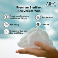 Цела сезона Волна од Нов Зеланд волна, фрли ќебе GSM Пополнете тежина кристална кадифена ткаенина Baffle