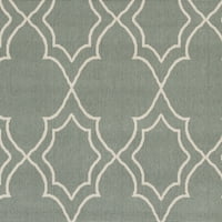 Уметнички ткајачи Алфреско Трелис област килим, крем за мудрец, 7'3 круг