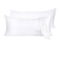 Уникатни поволни цени Свилен сатенски перници за каросерија Бела 21 60
