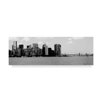 Трговска марка ликовна уметност „Панорама на Cујорк IV“ платно уметност од effеф Пица
