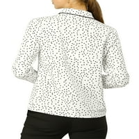 Единствени договори за женски пол -точки со долги ракави со долга кошула во боја на контраст
