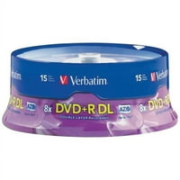 Вербатим 8,5 GB ДВД со двојно слој+РС