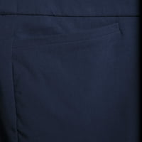 Terra & Sky Womensенски плус големина Милениум ткаени шорцеви