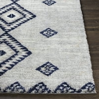 Уметнички ткајачи Бреша светло сива 6'7 9 Глобален геометриски правоаголник област килим